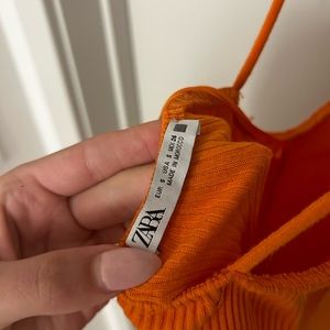 Zara maxi fitted dress.